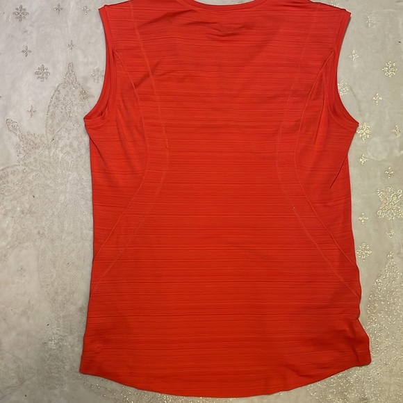Athleta Pacifica Illumi UPF Fitted Swim Orange LargeTank Top - Picture 4 of 10